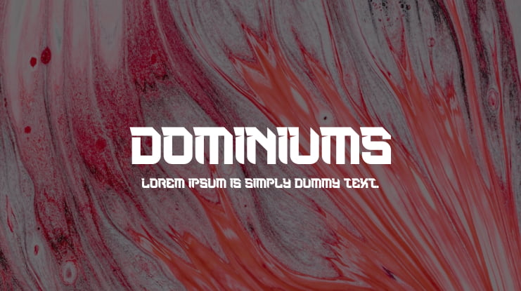 Dominiums Font Family