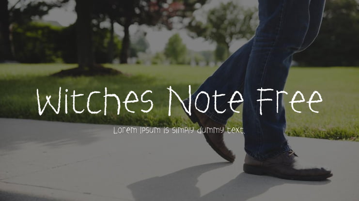 Witches Note Free Font