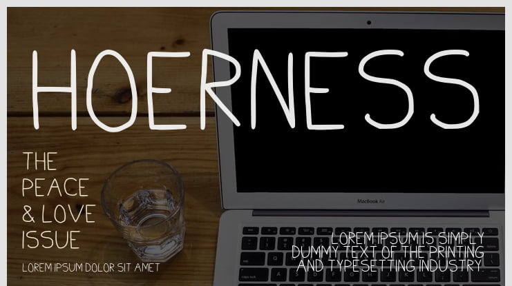 Hoerness Font