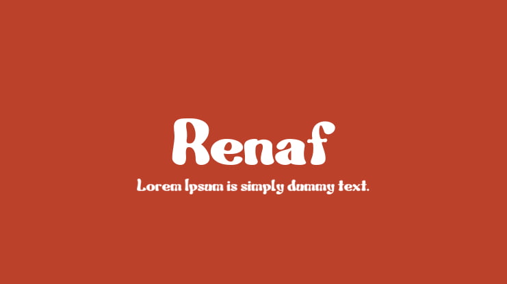 Renaf Font