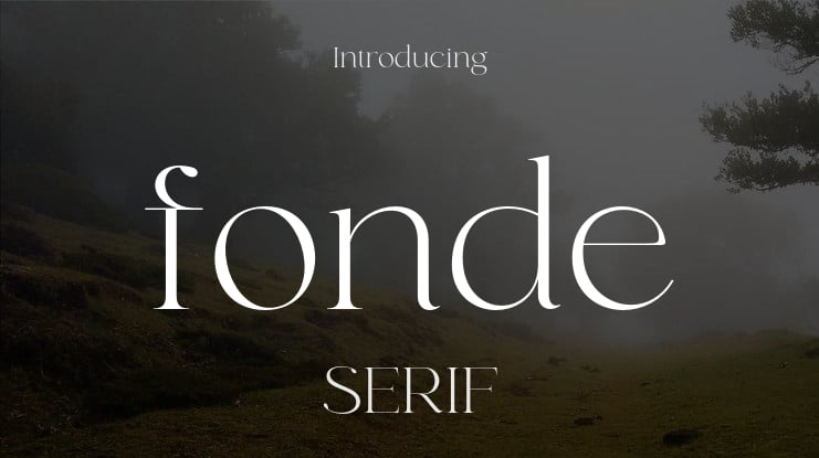 fonde Font