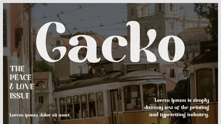 Gacko Font