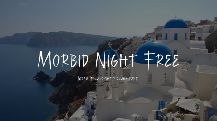 Morbid Night Free Font