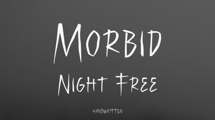 Morbid Night Free Font