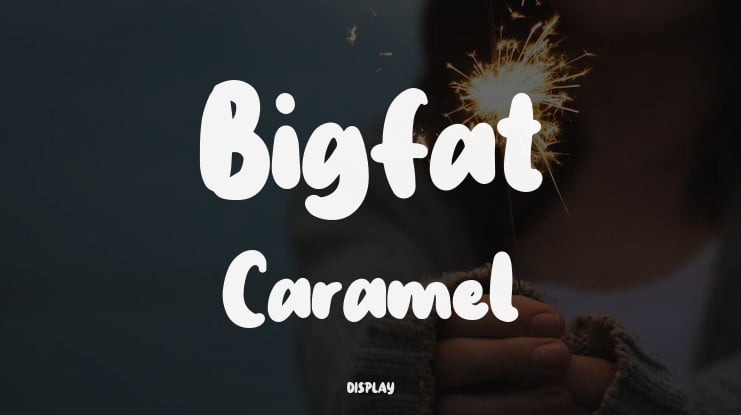 Bigfat Caramel Font