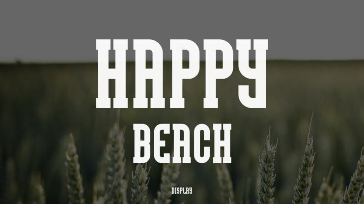 Happy Beach Font