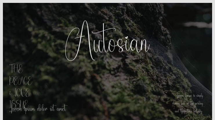 Autosian Font