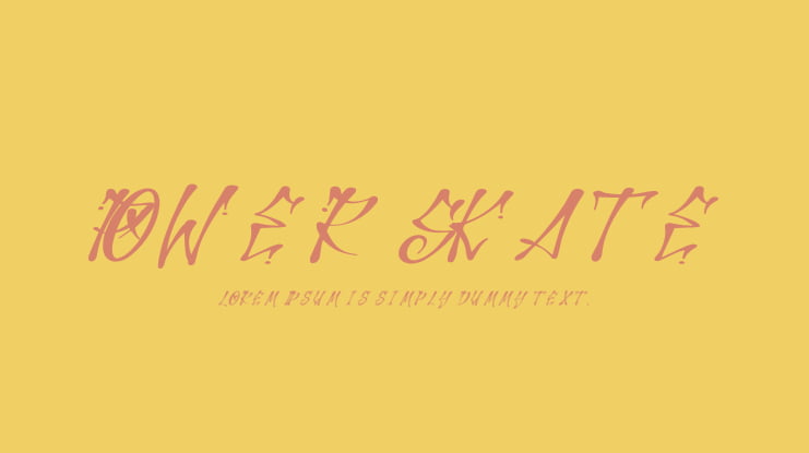 Power Skate Font