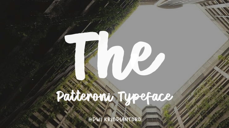 The Patteroni Font