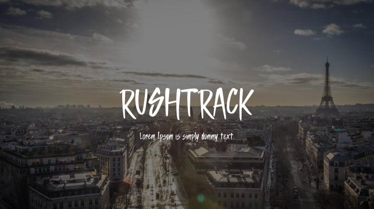 RUSHTRACK Font