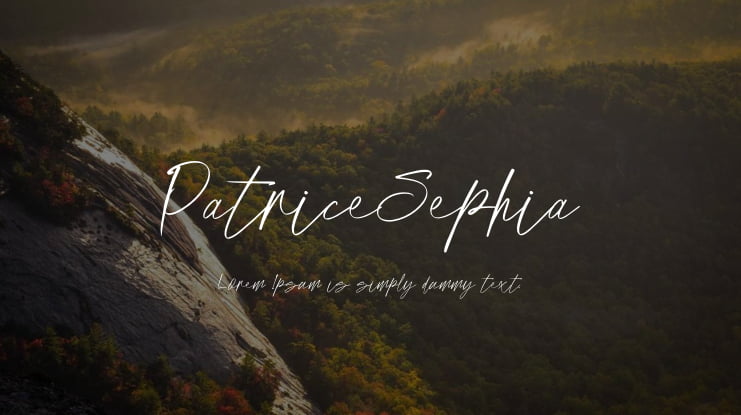 PatriceSephia Font