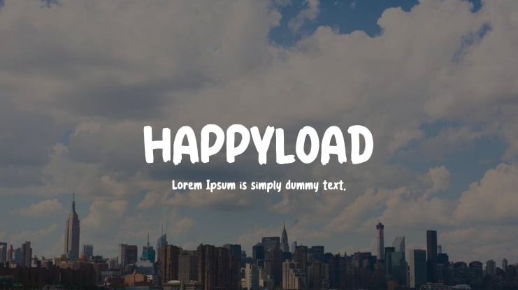 HAPPYLOAD Font