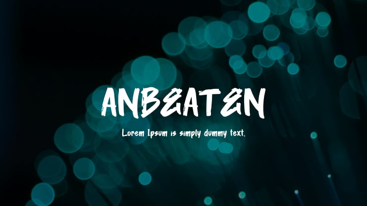 ANBEATEN Font