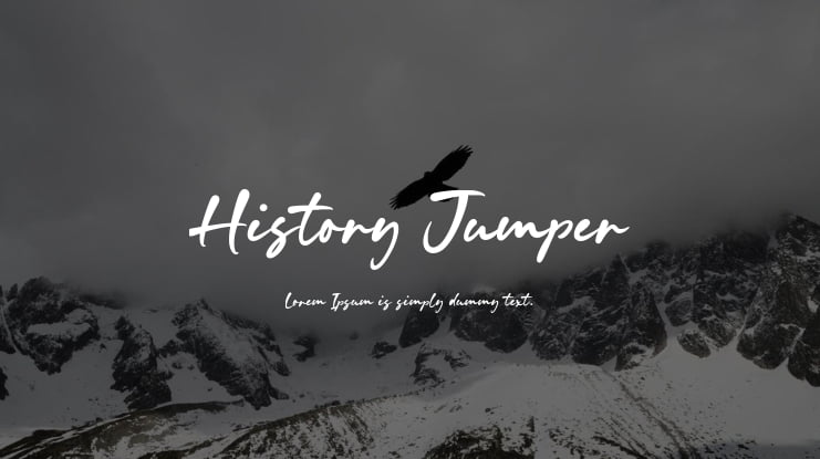 History Jumper Font