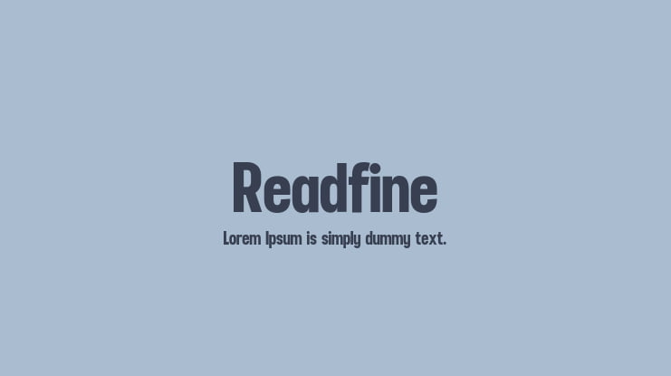 Readfine Font