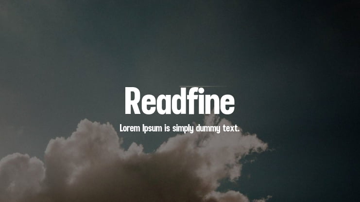 Readfine Font