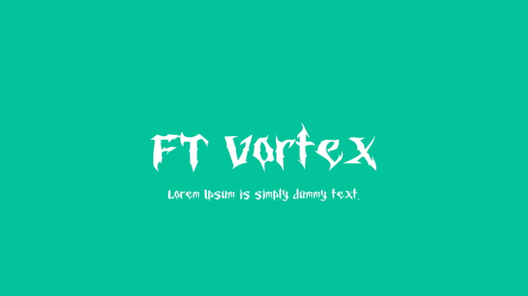 FT Vortex Font