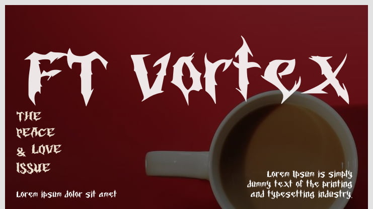 FT Vortex Font