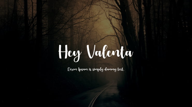 Hey Valenta Font