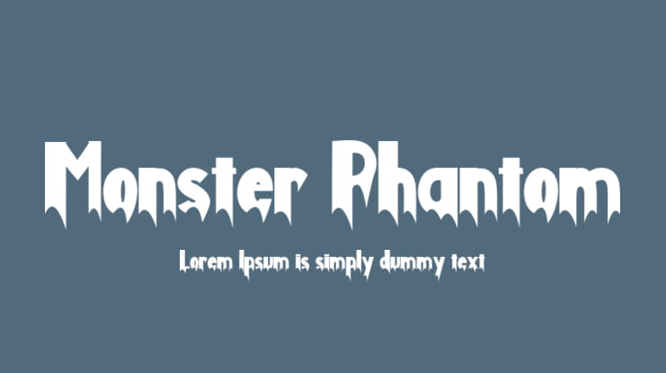 Monster Phantom Font