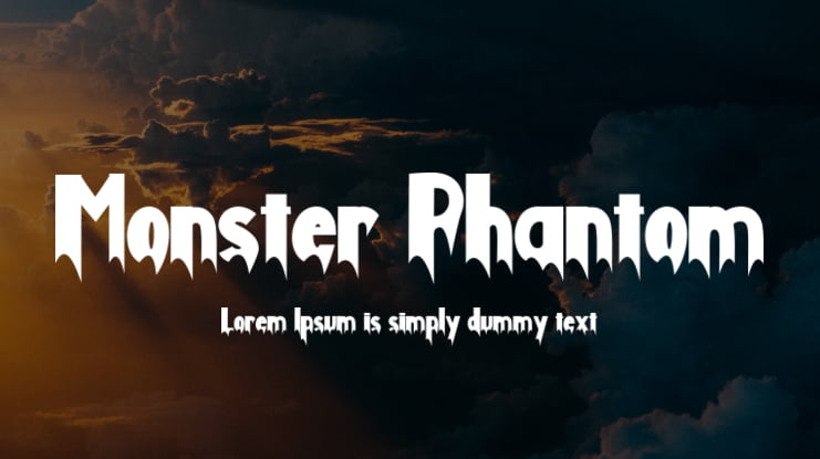 Monster Phantom Font