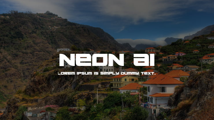 Neon AI Font Family