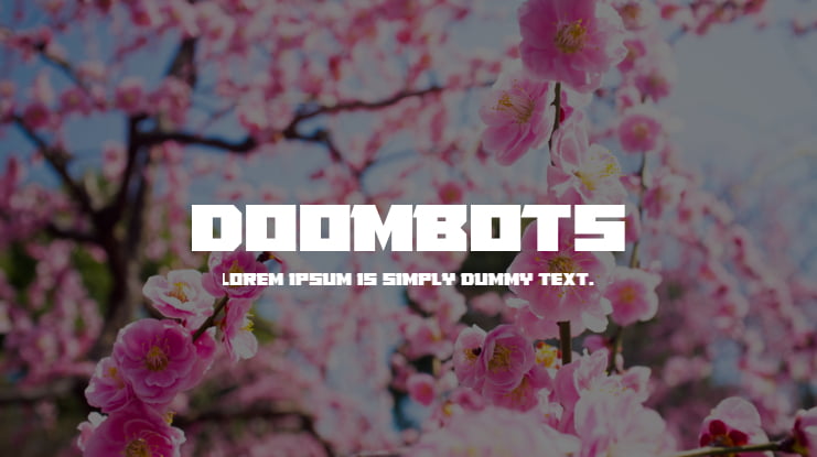 Doombots Font Family