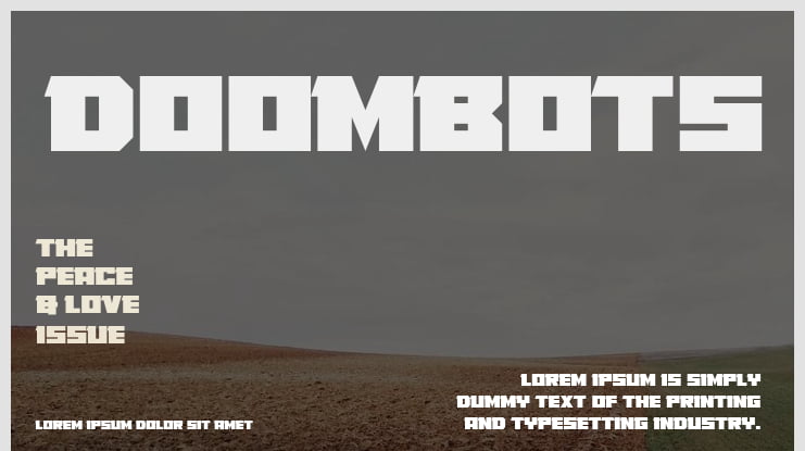 Doombots Font Family