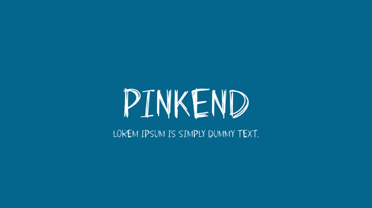 Pinkend Font