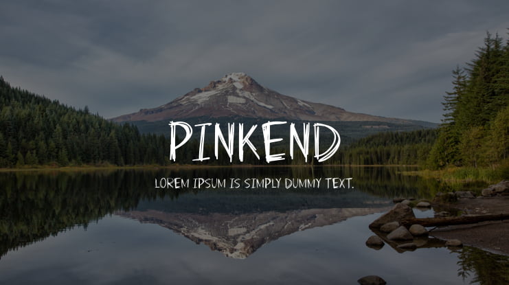 Pinkend Font