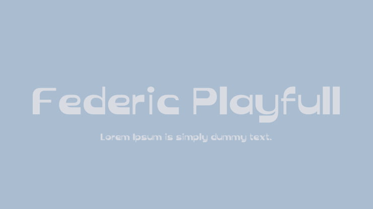 Federic Playfull Font