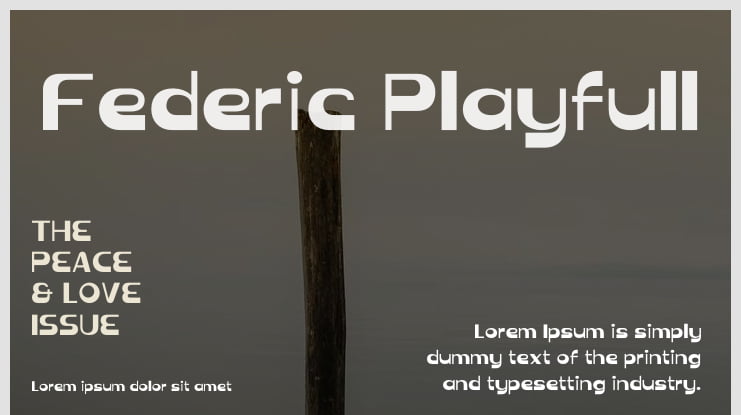 Federic Playfull Font