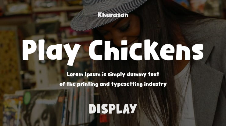 Play Chickens Font