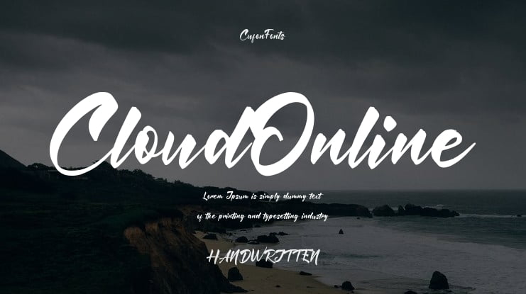 CloudOnline Font