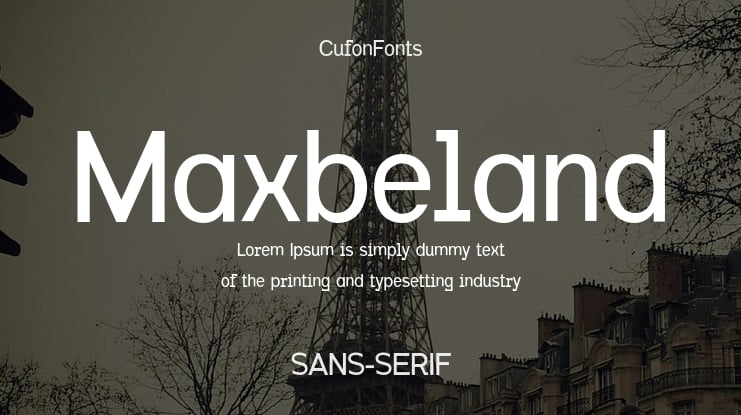 Maxbeland Font Family