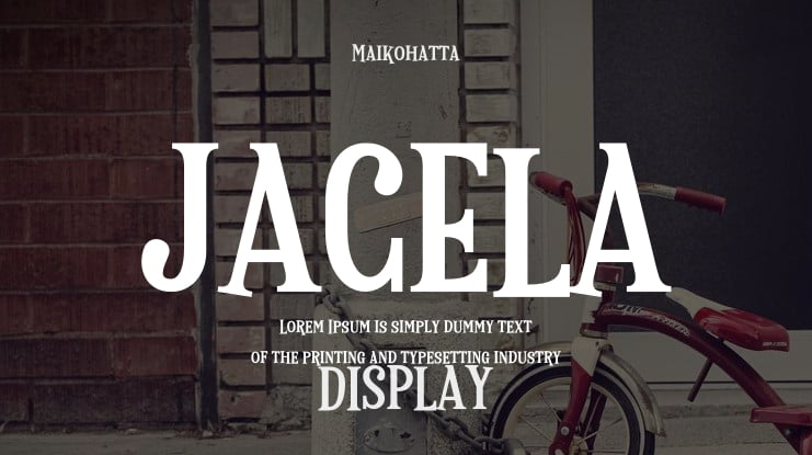 JACELA Font