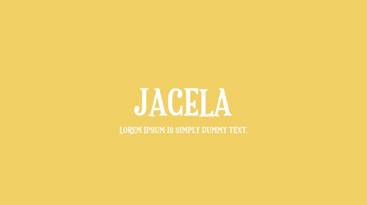 JACELA Font