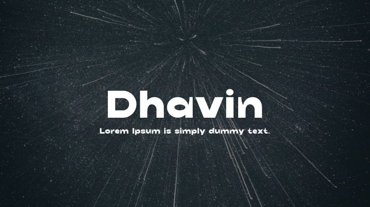 Dhavin Font