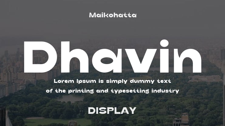 Dhavin Font