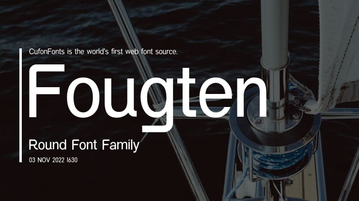 Fougten Round Font Family