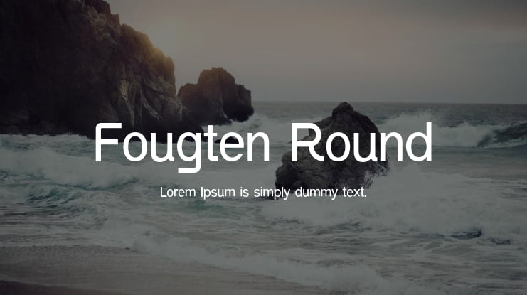 Fougten Round Font Family