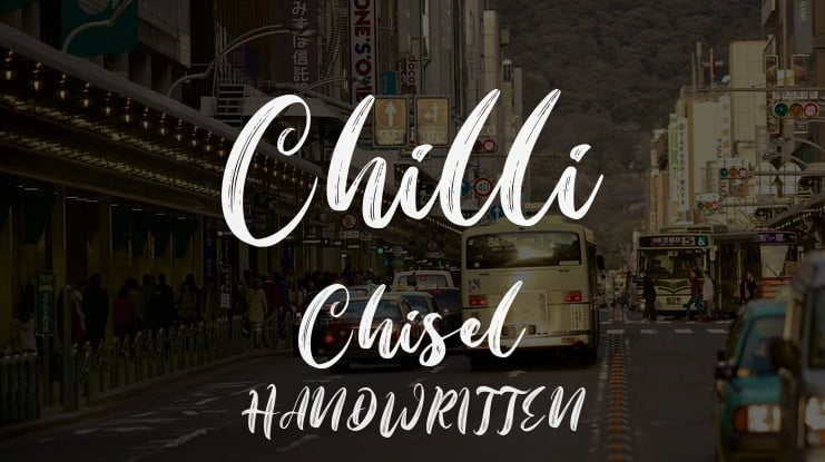 Chilli Chisel Font