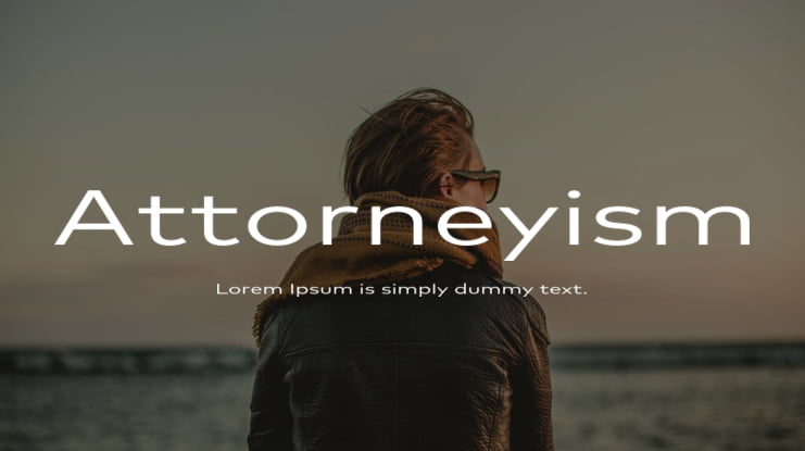 Attorneyism Font Family