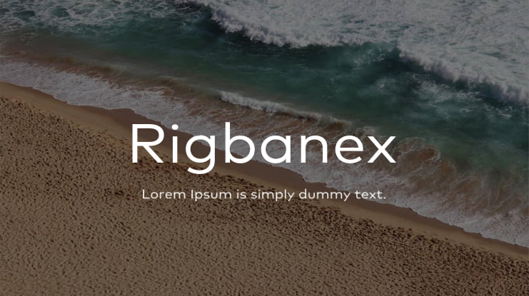 Rigbanex Font