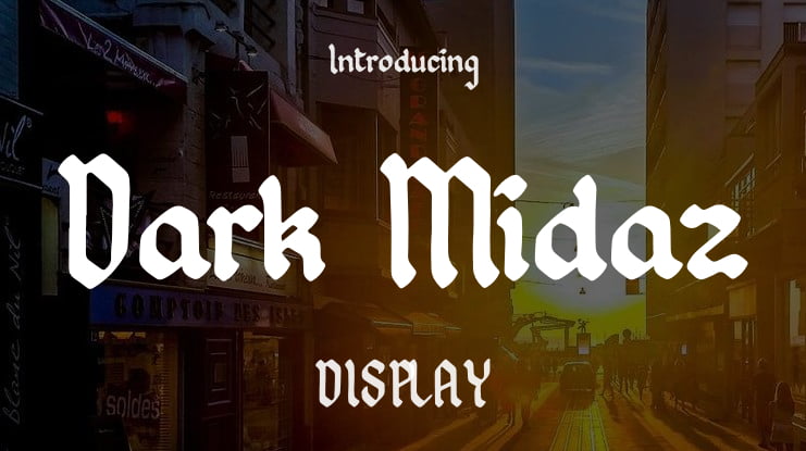 Dark Midaz Font