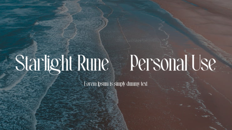 Starlight Rune - Personal Use Font