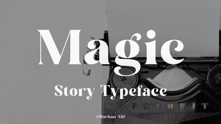 Magic Story Font