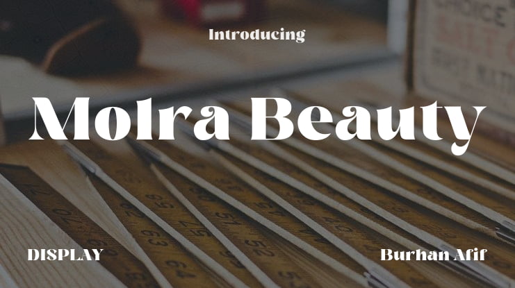 Molra Beauty Font