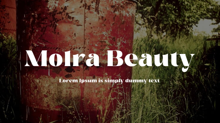 Molra Beauty Font