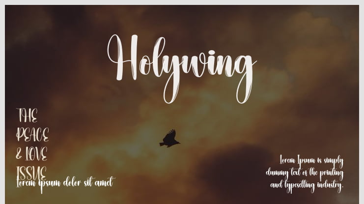 Holywing Font